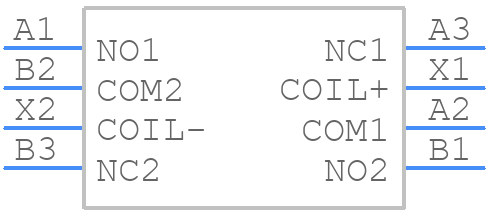 HFW1201K45 - TE Connectivity - PCB symbol