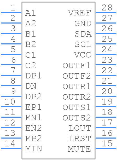 BD37033FV-ME2 - ROHM Semiconductor - PCB symbol