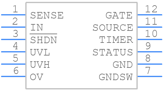 LTC4231IMS-2#PBF - Analog Devices - PCB symbol