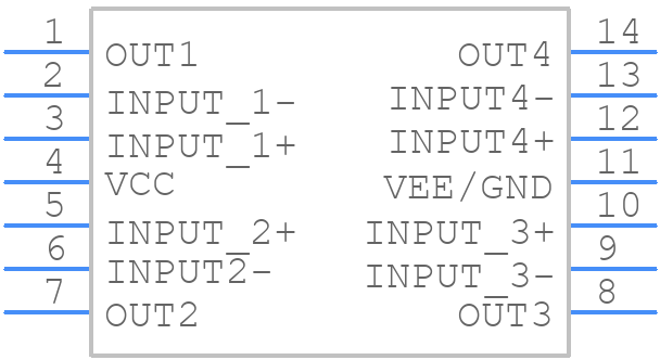 MC3403DR2G - onsemi - PCB symbol