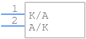 XZMRVG67WTR - SunLED - PCB symbol