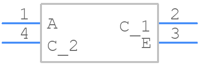 CNY66B - Vishay - PCB symbol