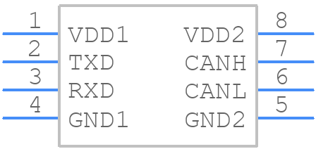 ADM3050EBRIZ-RL - Analog Devices - PCB symbol