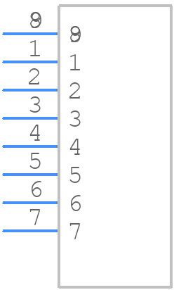 1053111307 - Molex - PCB symbol