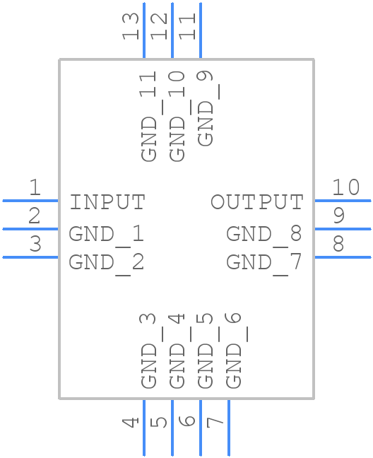 CBP-A1230C+ - Mini-Circuits - PCB symbol