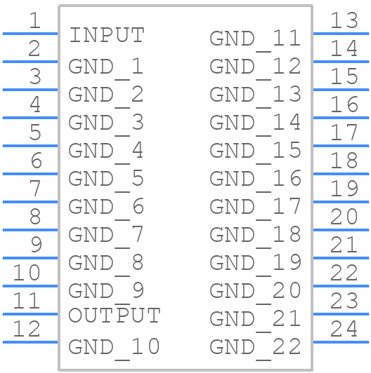 CBP-A1598AF+ - Mini-Circuits - PCB symbol