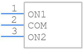 100SP3T1B2M2QE - E-Switch - PCB symbol