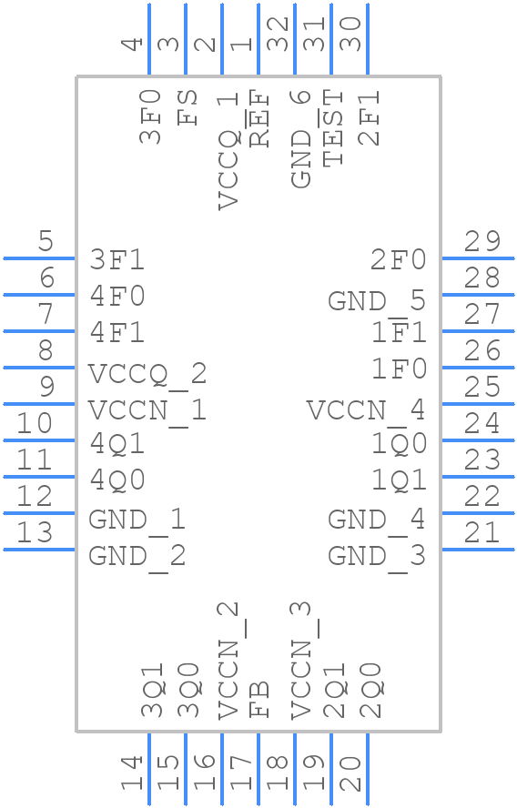 CY7B991-7JC - Infineon - PCB symbol