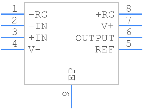 LT6370HS8E#PBF - Analog Devices - PCB symbol