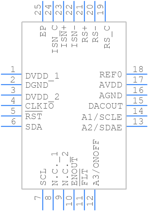 MAX8688BHETG+T - Analog Devices - PCB symbol
