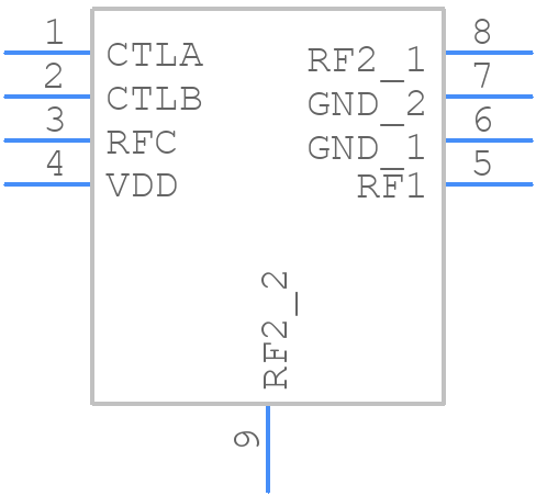 HMC336MS8GETR - Analog Devices - PCB symbol