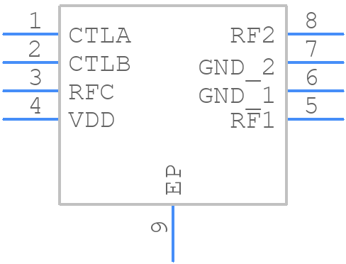 HMC336MS8GE-AN - Analog Devices - PCB symbol