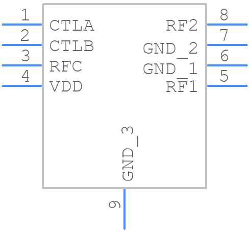 HMC336MS8GETR-AN - Analog Devices - PCB symbol