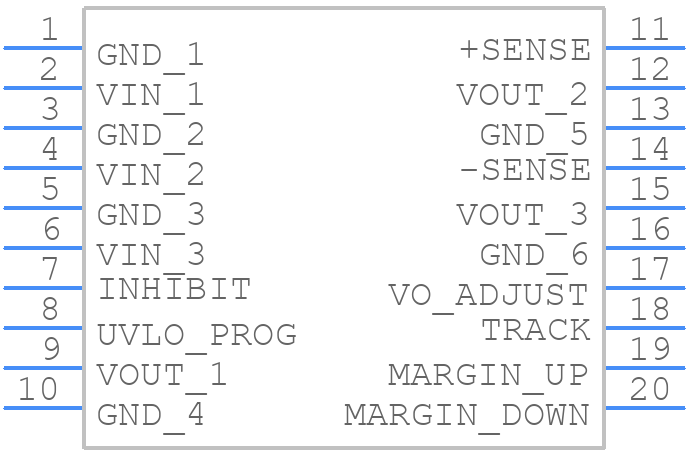PMM8218TP - Flex Power Modules - PCB symbol