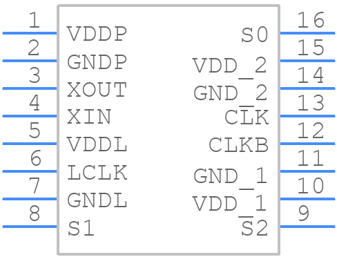 CDCR61APWR - Texas Instruments - PCB symbol