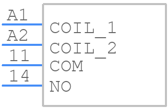 V23092-A1012-A302 - TE Connectivity - PCB symbol