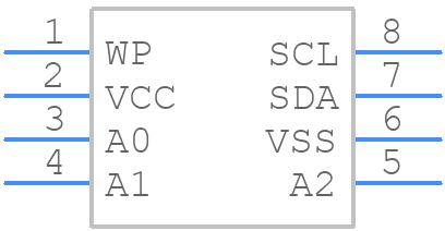 24LC32AX-I/ST - Microchip - PCB symbol