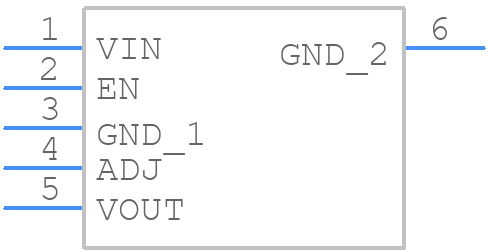 BD800M5WHFP-CTR - ROHM Semiconductor - PCB symbol