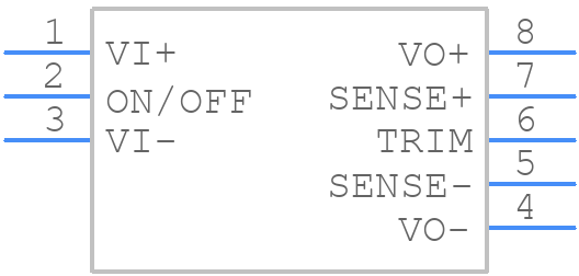 EVW010A0B41Z - OmniOn Power - PCB symbol