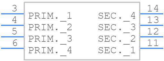 70032K - talema - PCB symbol