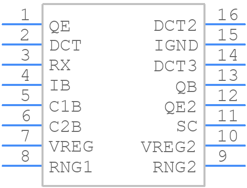 SI3019-F-GTR - Silicon Labs - PCB symbol