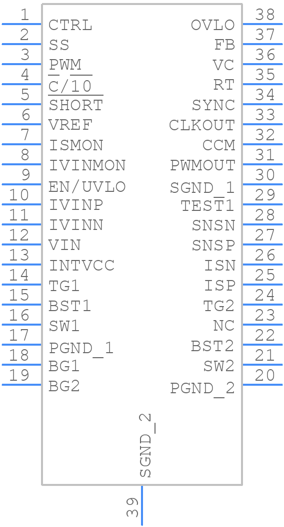 LT3791HFE-1#TRPBF - Analog Devices - PCB symbol