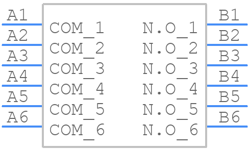 A6S-6104-PH - OMRON Electronics - PCB symbol