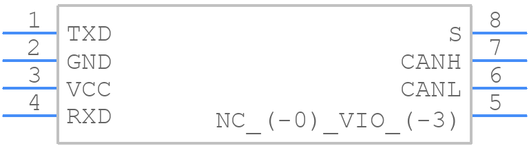 NCV7357D13R2G - onsemi - PCB symbol