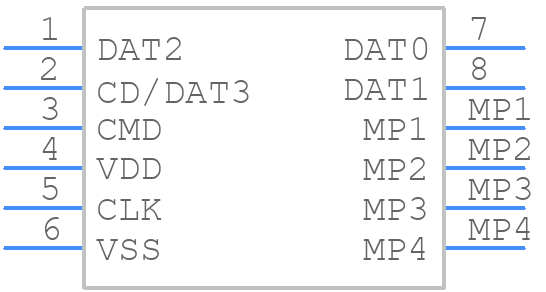 112C-TBAR-R02 - ATTEND - PCB symbol