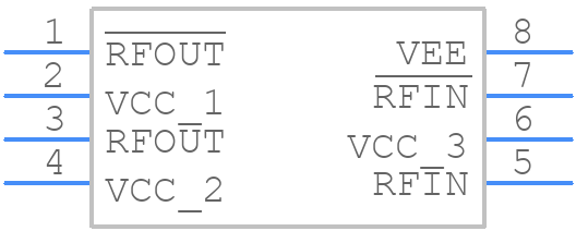 HMMC-3124-TR1 - Avago Technologies - PCB symbol