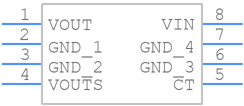 UCC381DPTR-5 - Texas Instruments - PCB symbol