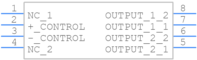 LCA210 - LITTELFUSE - PCB symbol