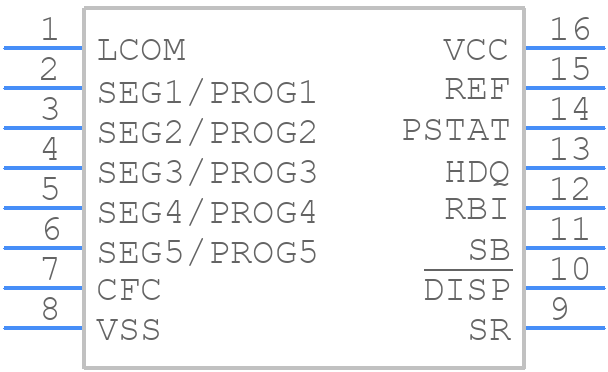 BQ2050HSN-A508TR - Texas Instruments - PCB symbol