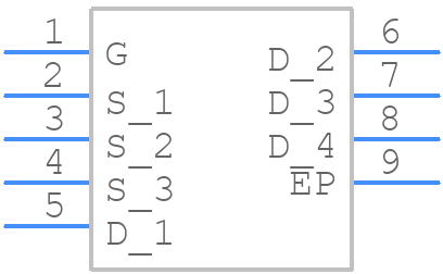 NVMTSC1D3N08M7TXG - onsemi - PCB symbol