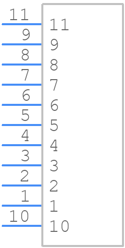 43650-0919 - Molex - PCB symbol