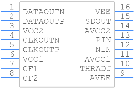 AD807 - Analog Devices - PCB symbol