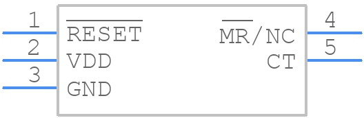 TPS3840DL41DBVRQ1 - Texas Instruments - PCB symbol