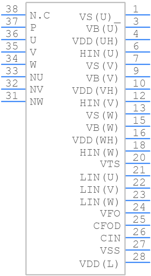 NFAM3065L4B - onsemi - PCB symbol