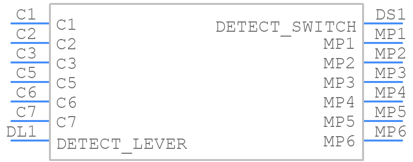 USIM_503960-0696 - Molex - PCB symbol