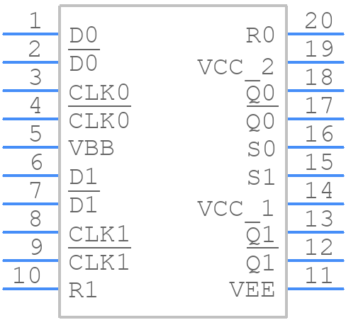 MC100LVEL29DWR2G - onsemi - PCB symbol