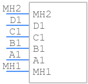 M80-4000000F8-04-321-00-000 - Harwin - PCB symbol