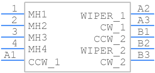 PTA4544-2015CPA103 - Bourns - PCB symbol