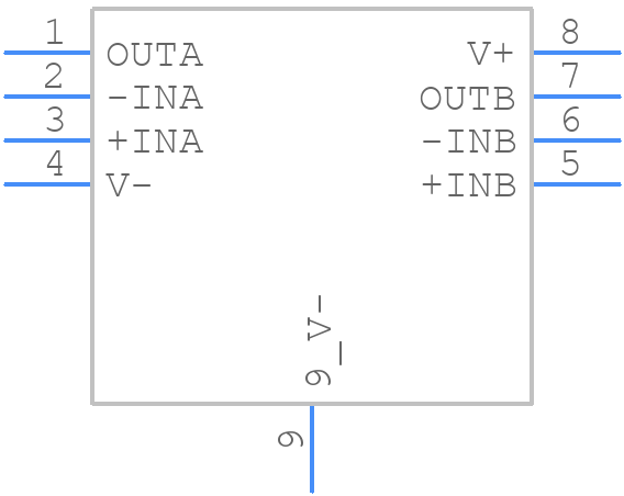 LTC6229HMS8E#PBF - Analog Devices - PCB symbol
