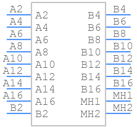 09221166921 - HARTING - PCB symbol