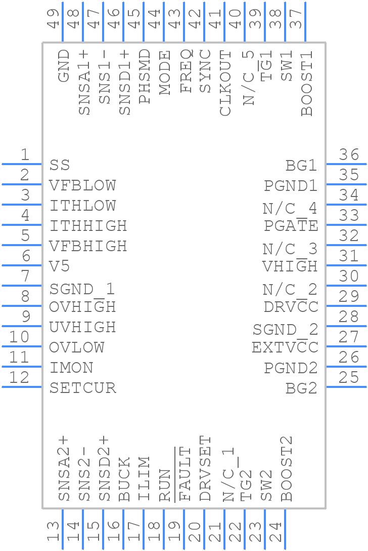 LTC3871ELXE-1#PBF - Analog Devices - PCB symbol