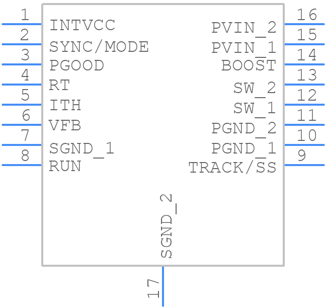 LTC3603IMSE#PBF - Analog Devices - PCB symbol