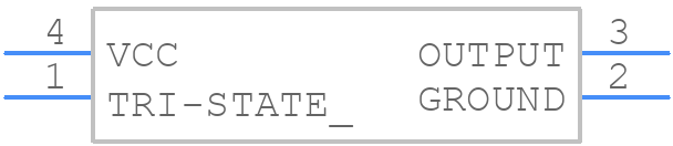 ECS-3518-240-B-TR - ECS - PCB symbol