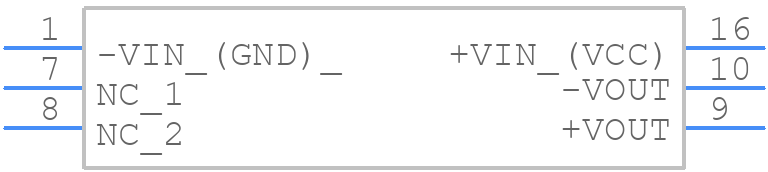 TEL 10-2412 - Traco Power - PCB symbol