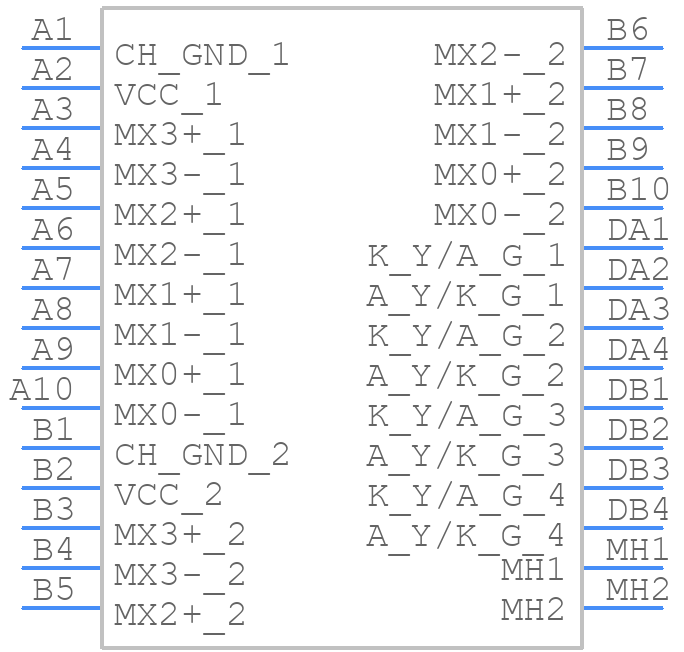 6610005-6 - TRP Connector - PCB symbol