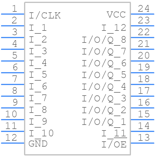GAL20V8B-15LPI - Lattice Semiconductor - PCB symbol